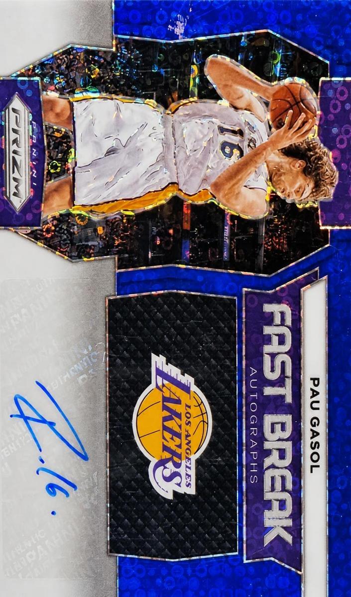 2023 Panini Prizm Basketball Blue Pau Gasol #FB-PAU