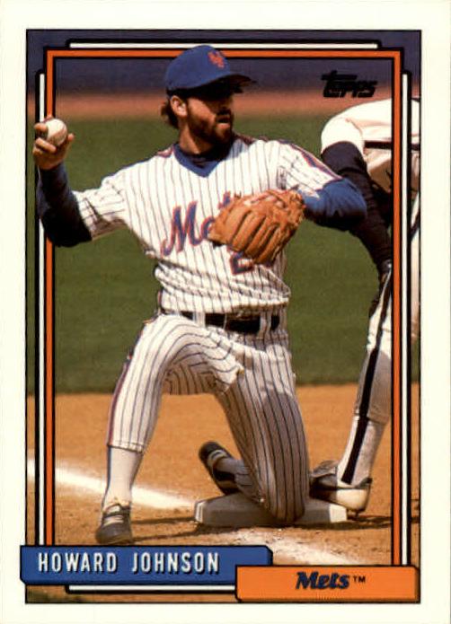 1992 Topps Baseball Howard Johnson #590