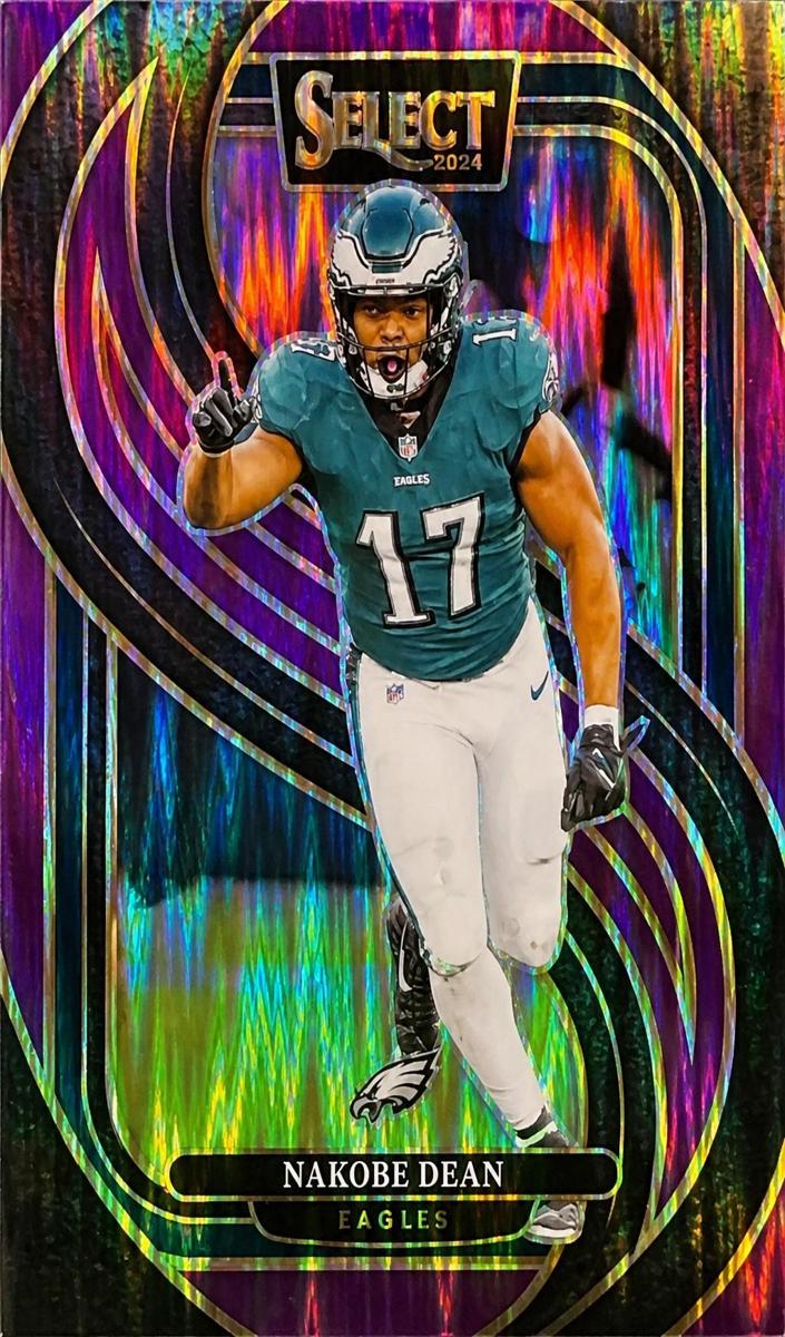 2024 Panini Select Football Purple Shock Nakobe Dean #185