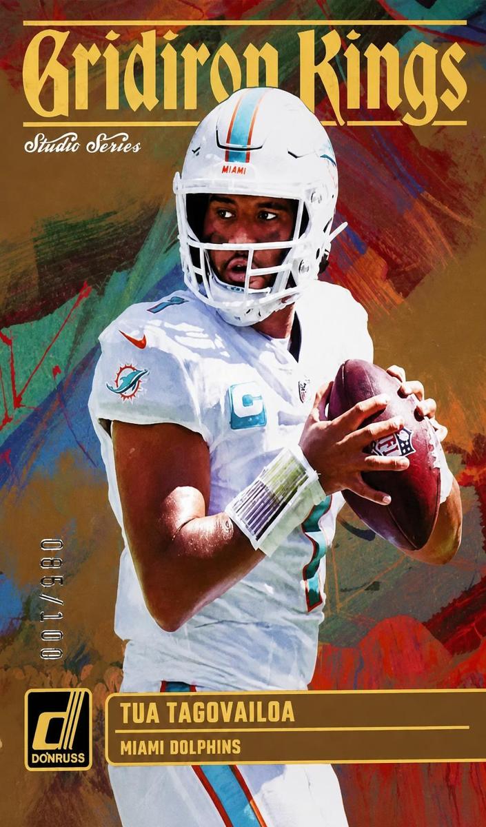 2023 Panini Donruss Football Studio Series Tua Tagovailoa #GK-15 PSA 9