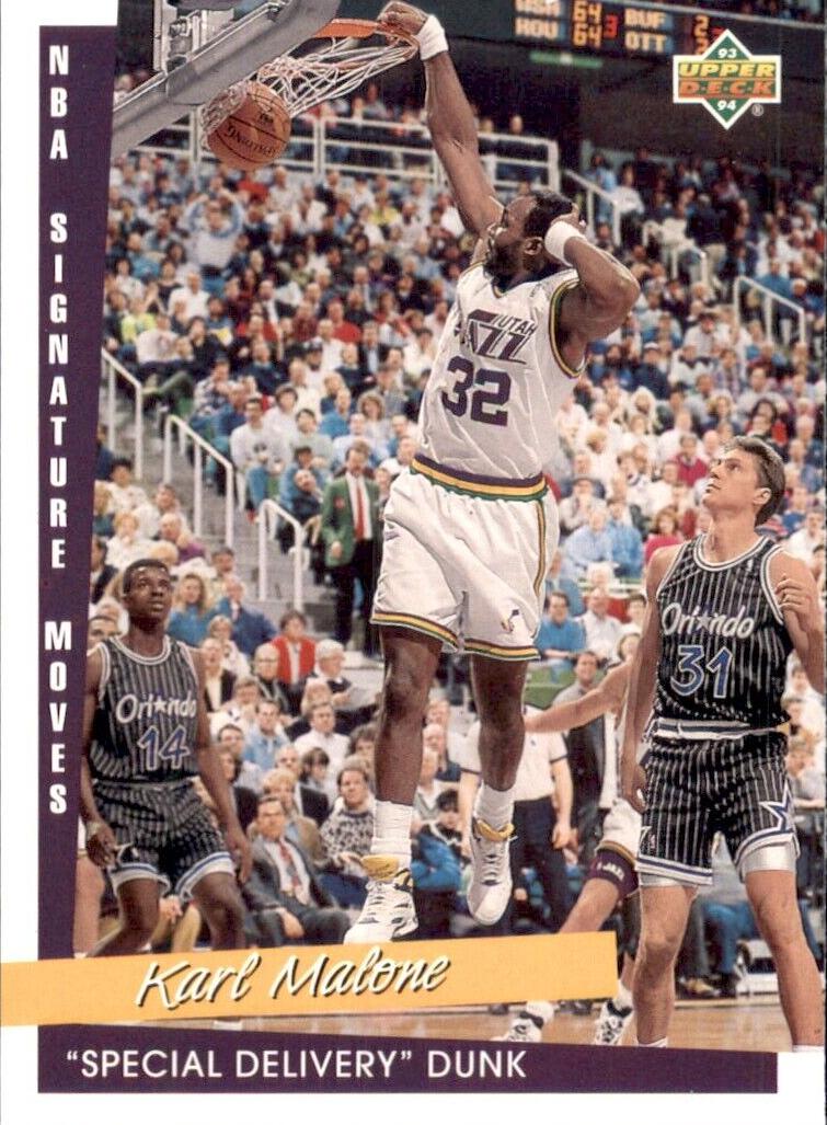 1993 Upper Deck Basketball Karl Malone #249 PSA 9