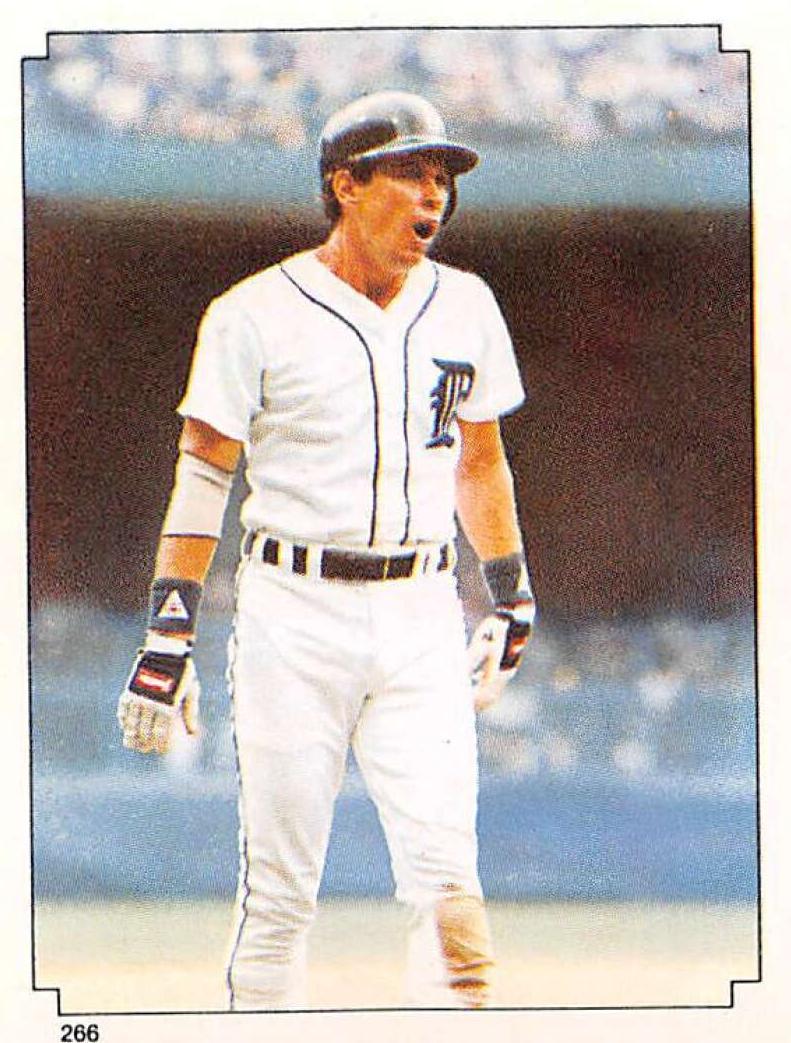 1984 Topps Stickers Baseball Alan Trammell #266 PSA 10
