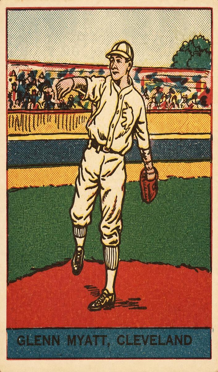 1933 Eclipse Import Baseball Glenn Myatt #417 PSA AUTH
