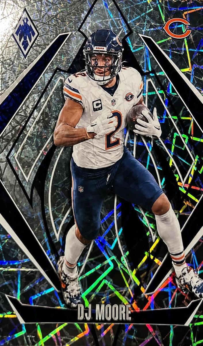 2024 Panini Phoenix Football Lazer DJ Moore #50