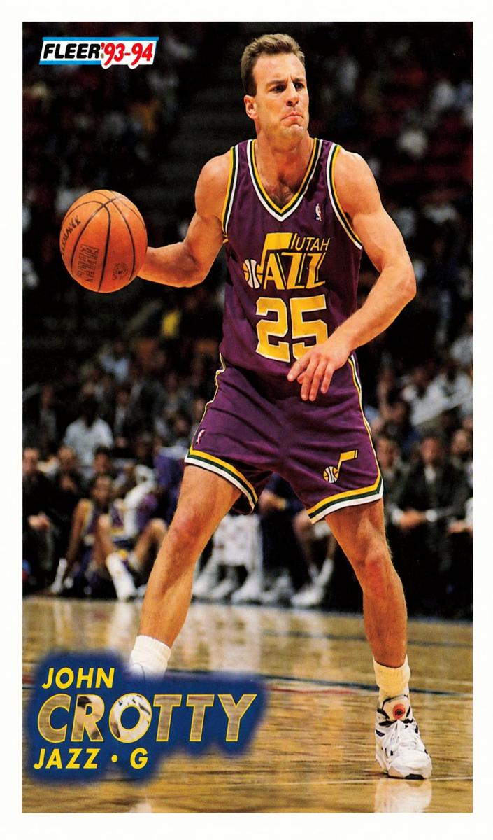 1993 Fleer Basketball John Crotty #388