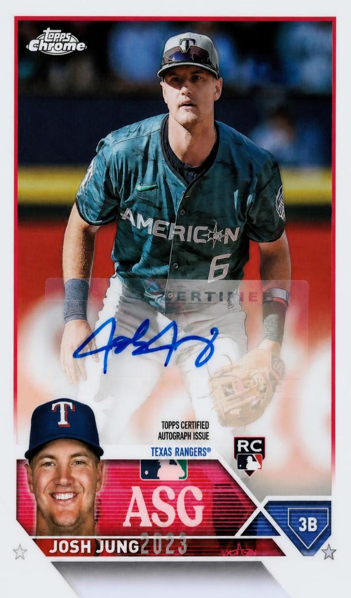 2023 Topps Chrome Update Baseball Josh Jung #ASGA-JJ