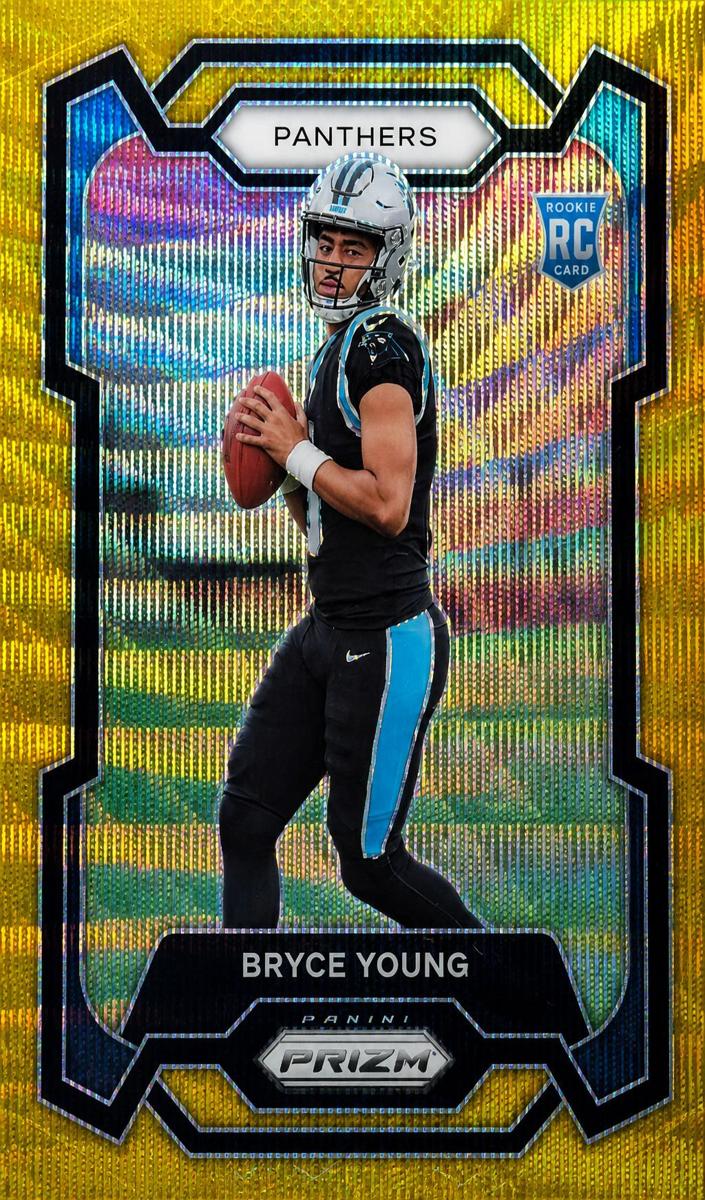 2023 Panini Prizm Football Gold Wave Bryce Young #311