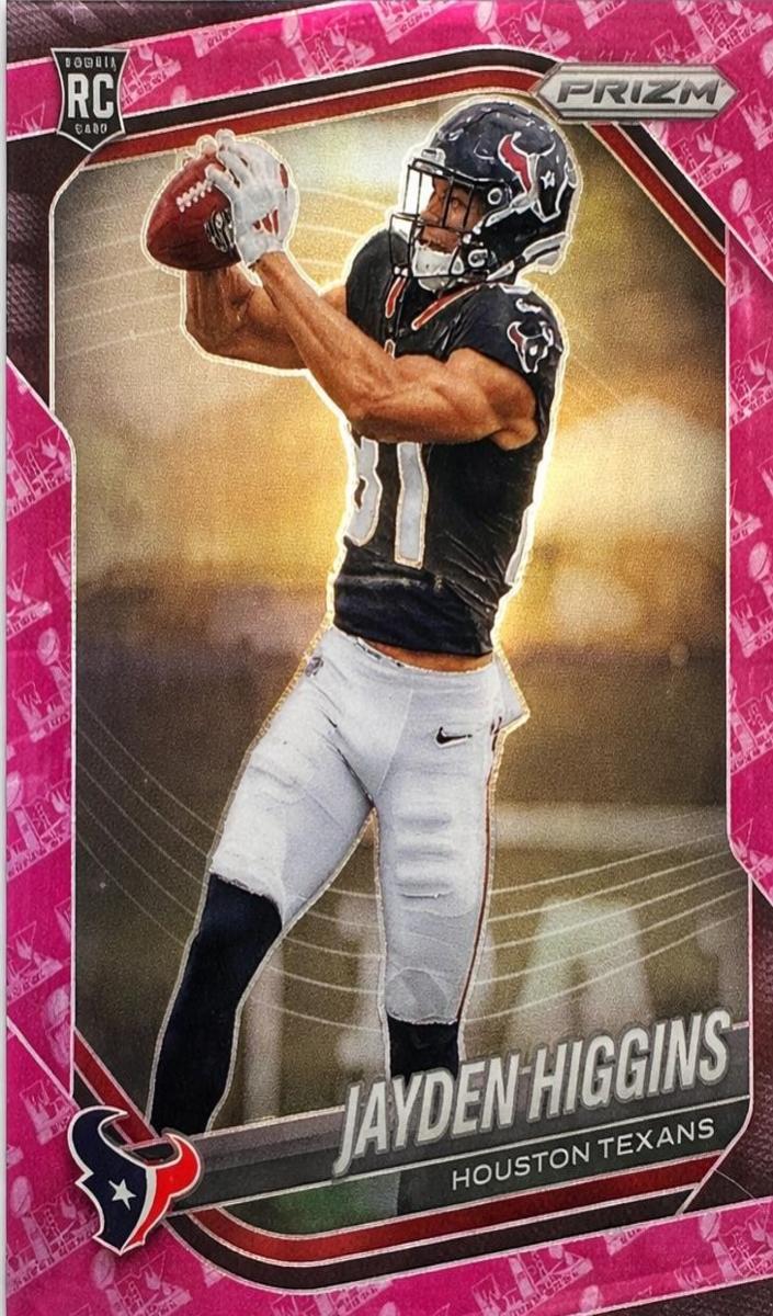 2025 Panini Prizm Football Super Bowl LX Jayden Higgins #376