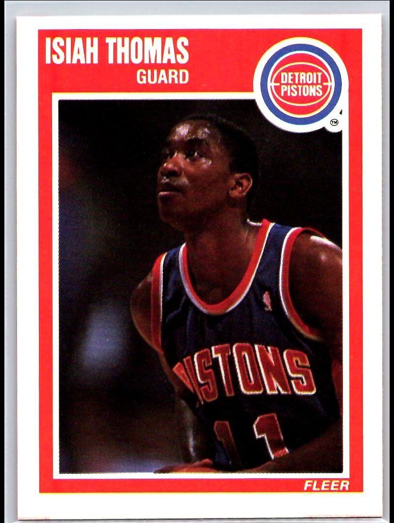 1989 Fleer Basketball Isiah Thomas #50 PSA 10