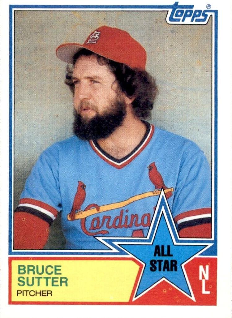 1983 Topps Baseball Bruce Sutter #407 PSA 10