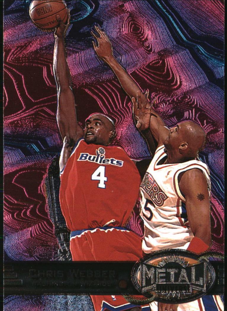1997 Metal Universe Basketball Chris Webber #92 PSA 7.5