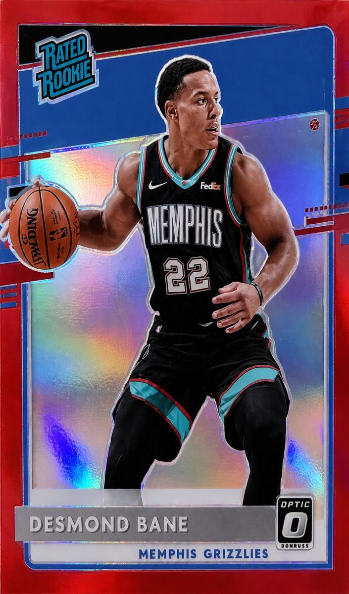 2020 Donruss Optic Basketball Red Desmond Bane #180