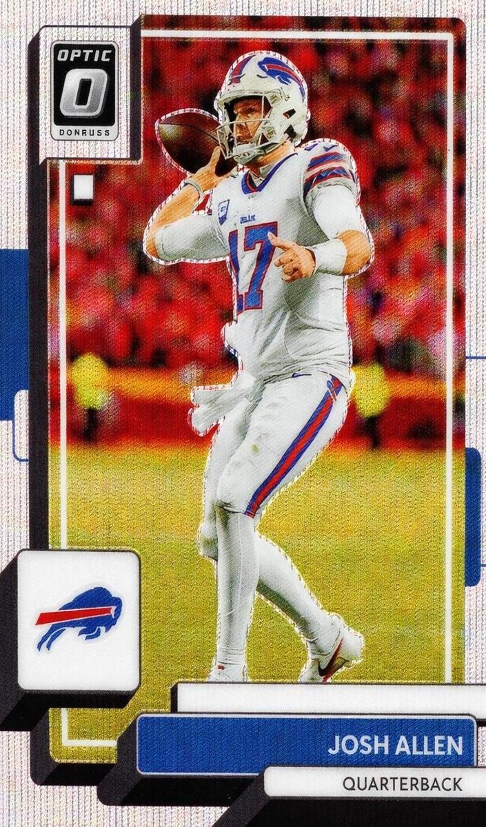 2022 Donruss Optic Football Wave Josh Allen #20 PSA 10