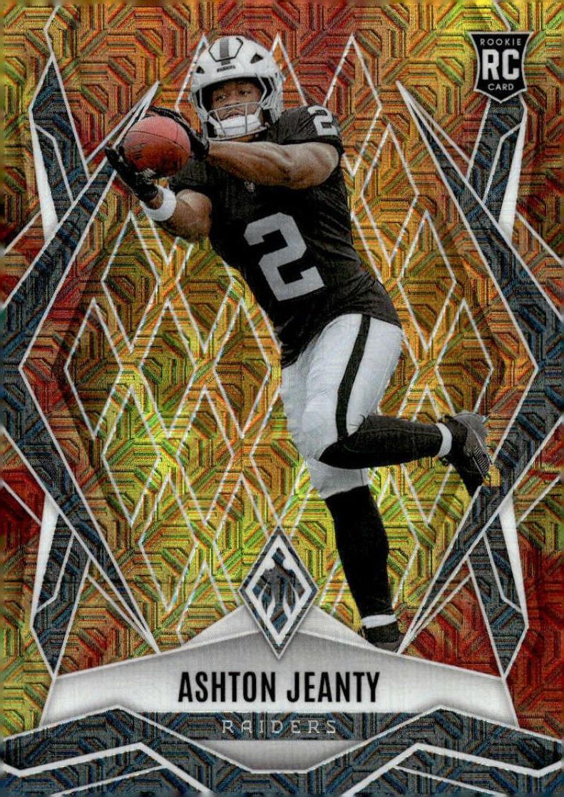 2025 Panini Phoenix Football FireBurst Ashton Jeanty #158 PSA 9