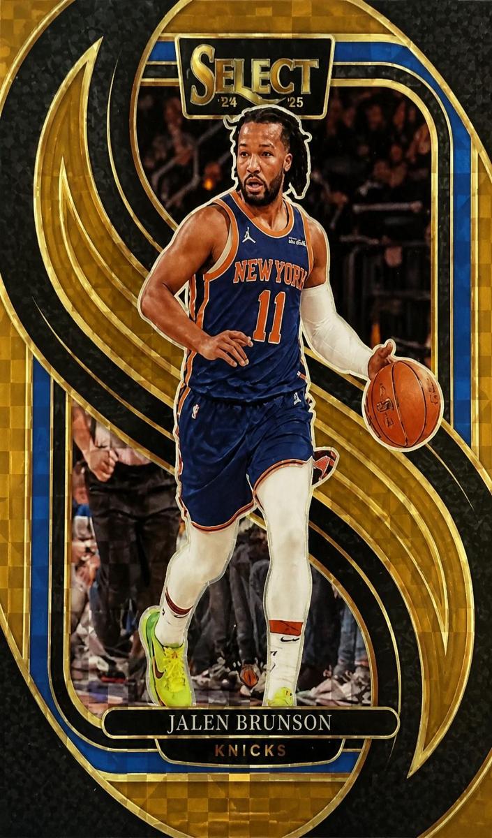 2024 Panini Select Basketball Bronze Checker Jalen Brunson #151 PSA 10