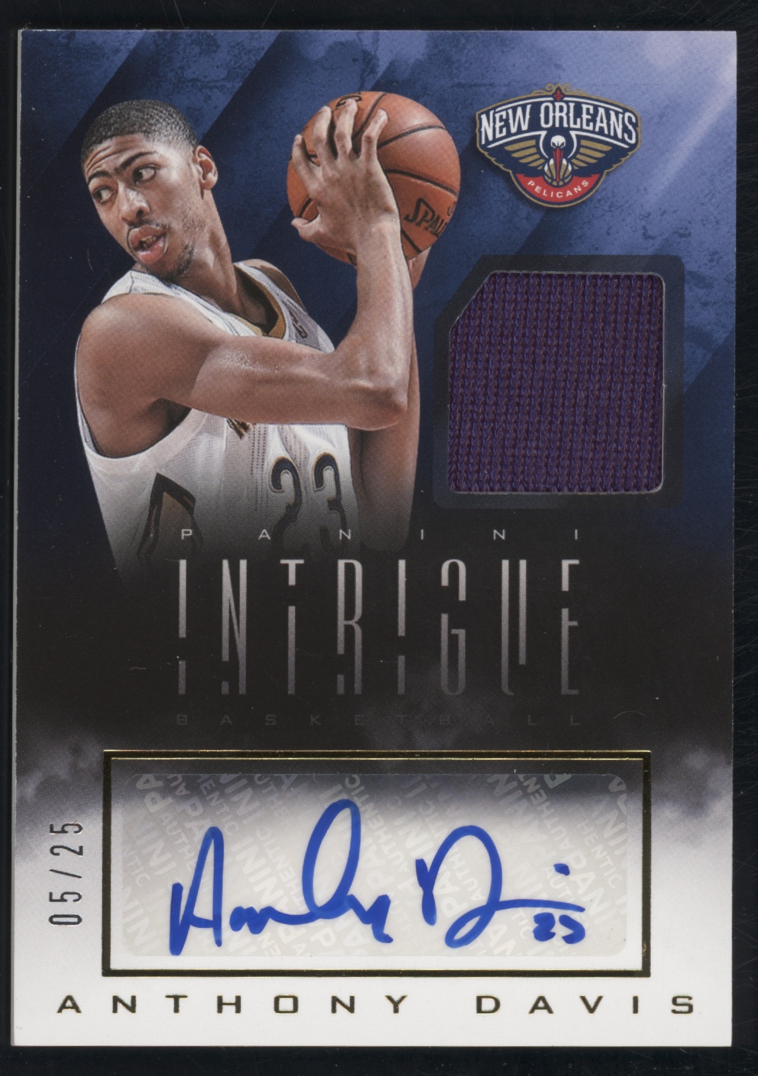 2013 Panini Intrigue Basketball Anthony Davis #4