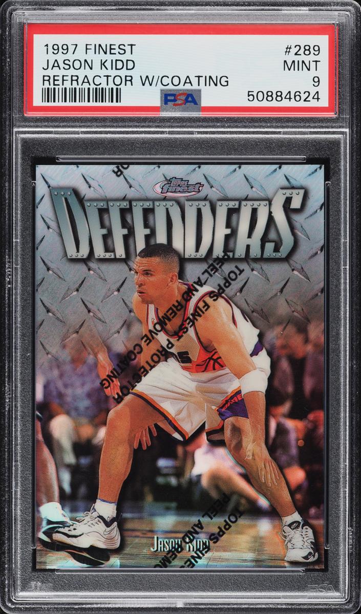 1997 Topps Finest Basketball Refractor Jason Kidd #289 BGS 9.5