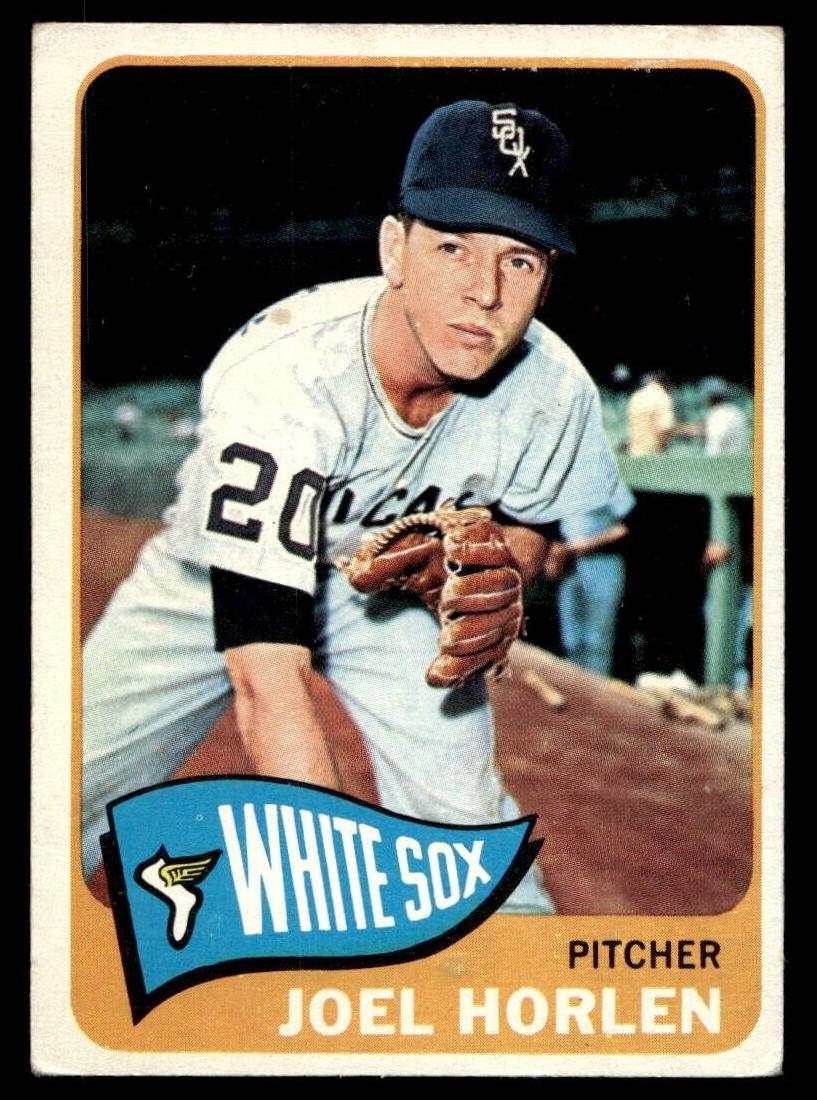1965 Topps Baseball Joel Horlen #480 PSA 8