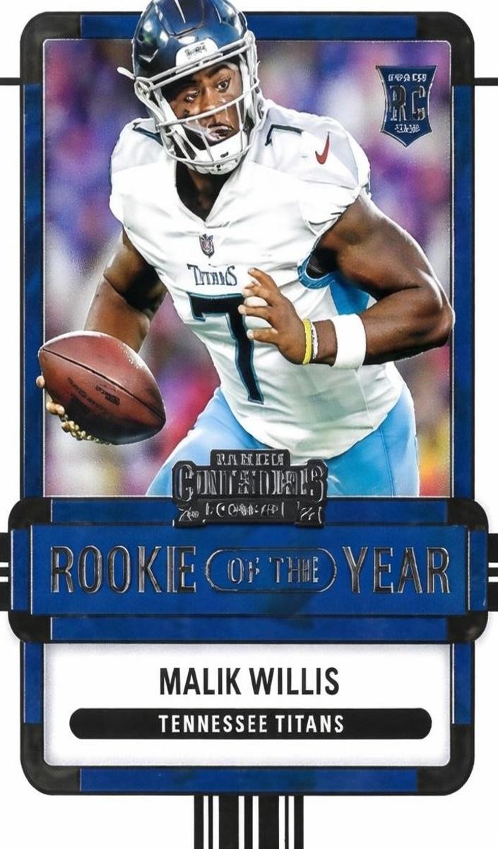 2022 Panini Contenders Football Malik Willis #ROY-MWI SGC 10