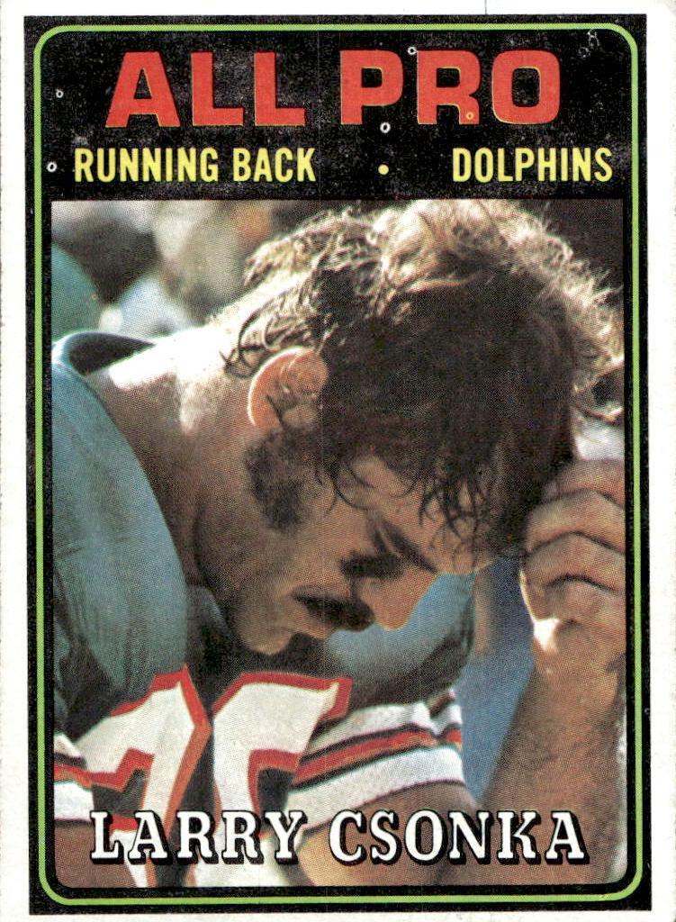 1974 Topps Football Larry Csonka #131