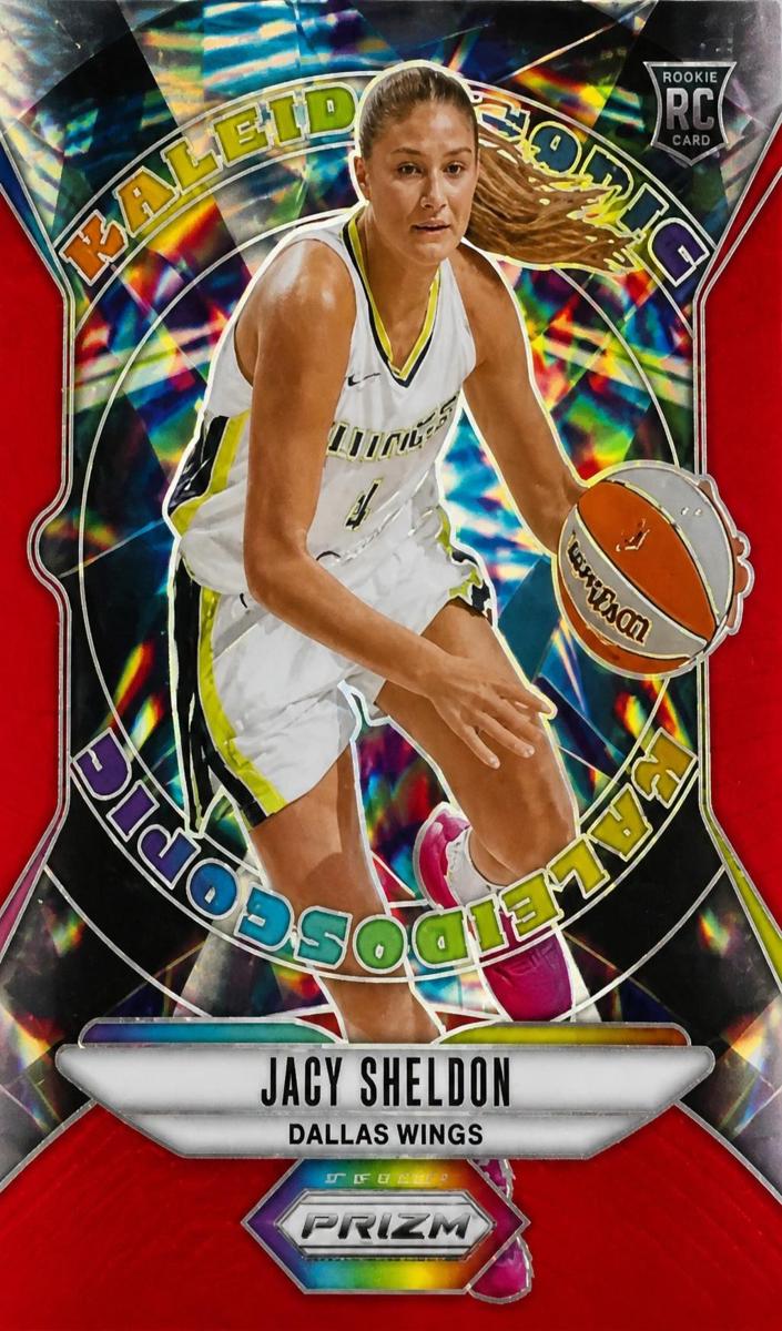 2024 Panini Prizm WNBA Basketball Red Jacy Sheldon #3 PSA 9