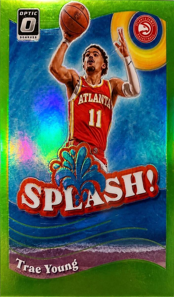 2023 Donruss Optic Basketball Lime Green Trae Young #1