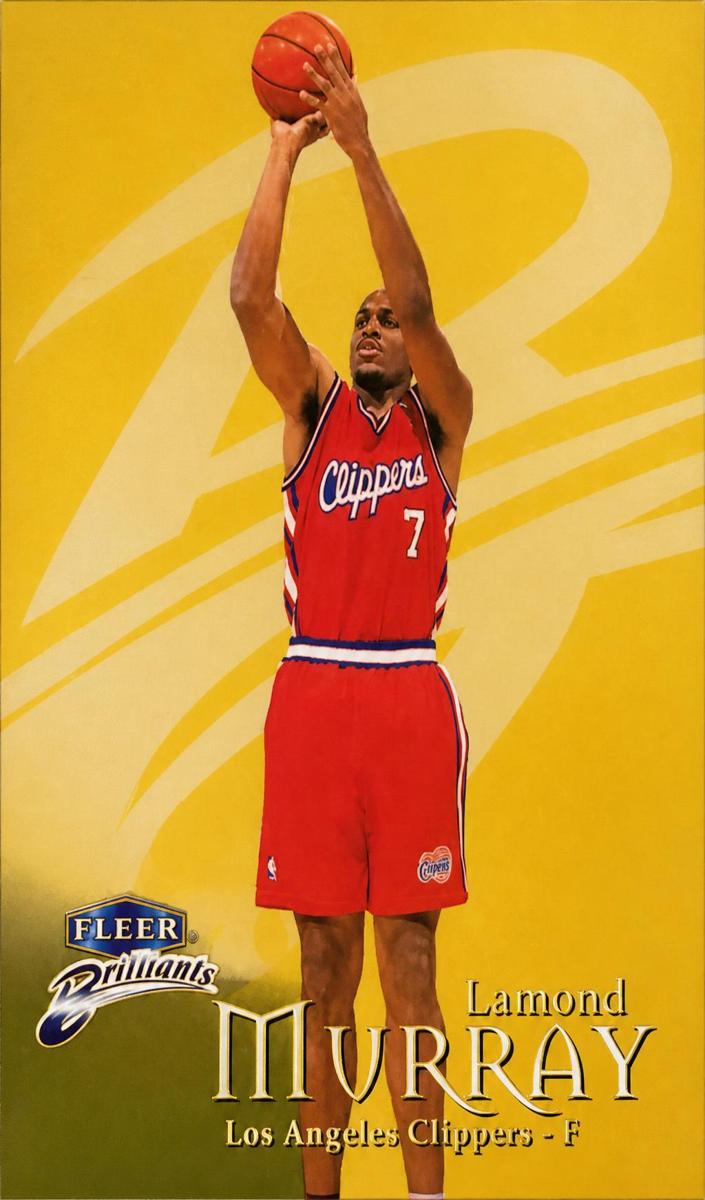 1998 Fleer Brilliants Basketball Gold Lamond Murray #46