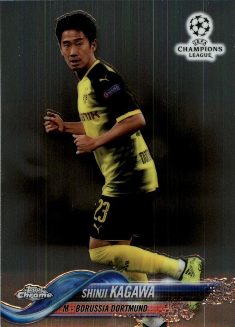 2017 Topps Chrome UEFA Champions League Soccer Shinji Kagawa #27