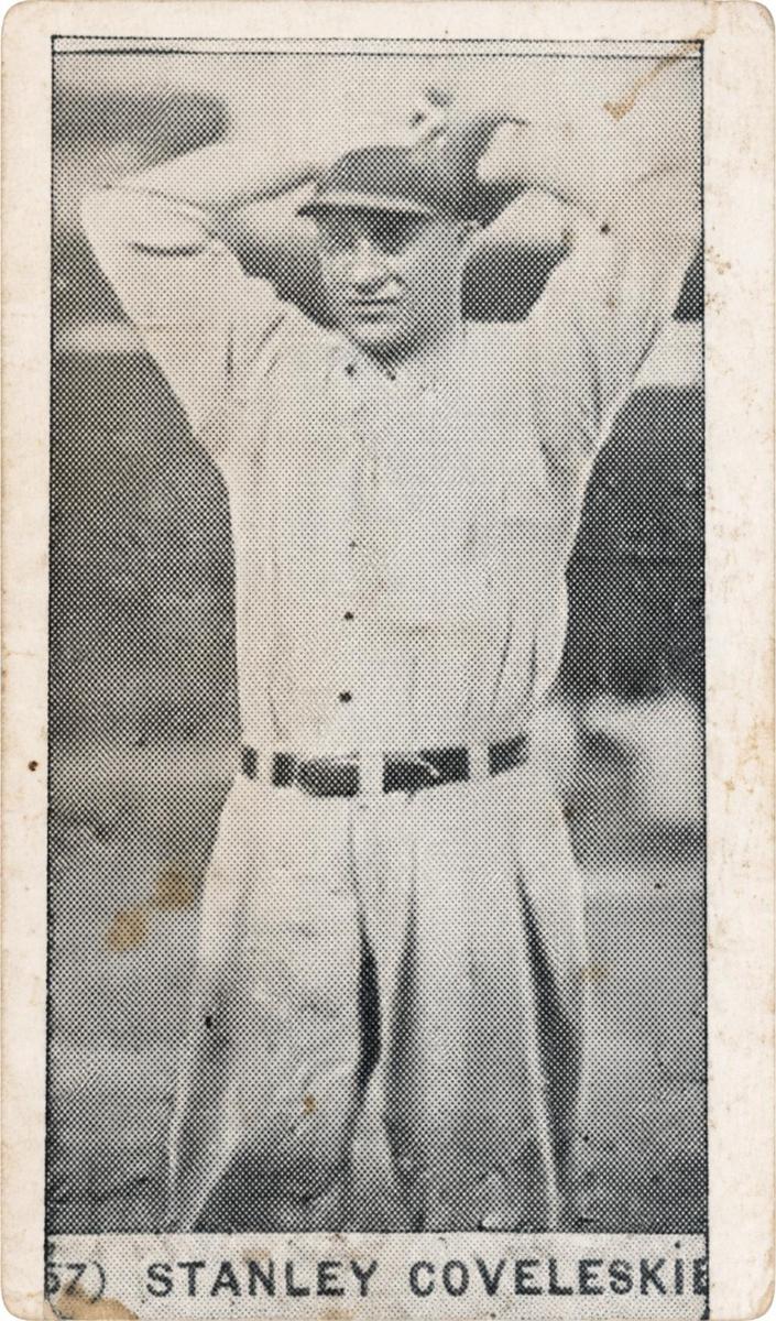 1928 Yuengling's Ice Cream Baseball Stanley Coveleskie #57 SGC 1