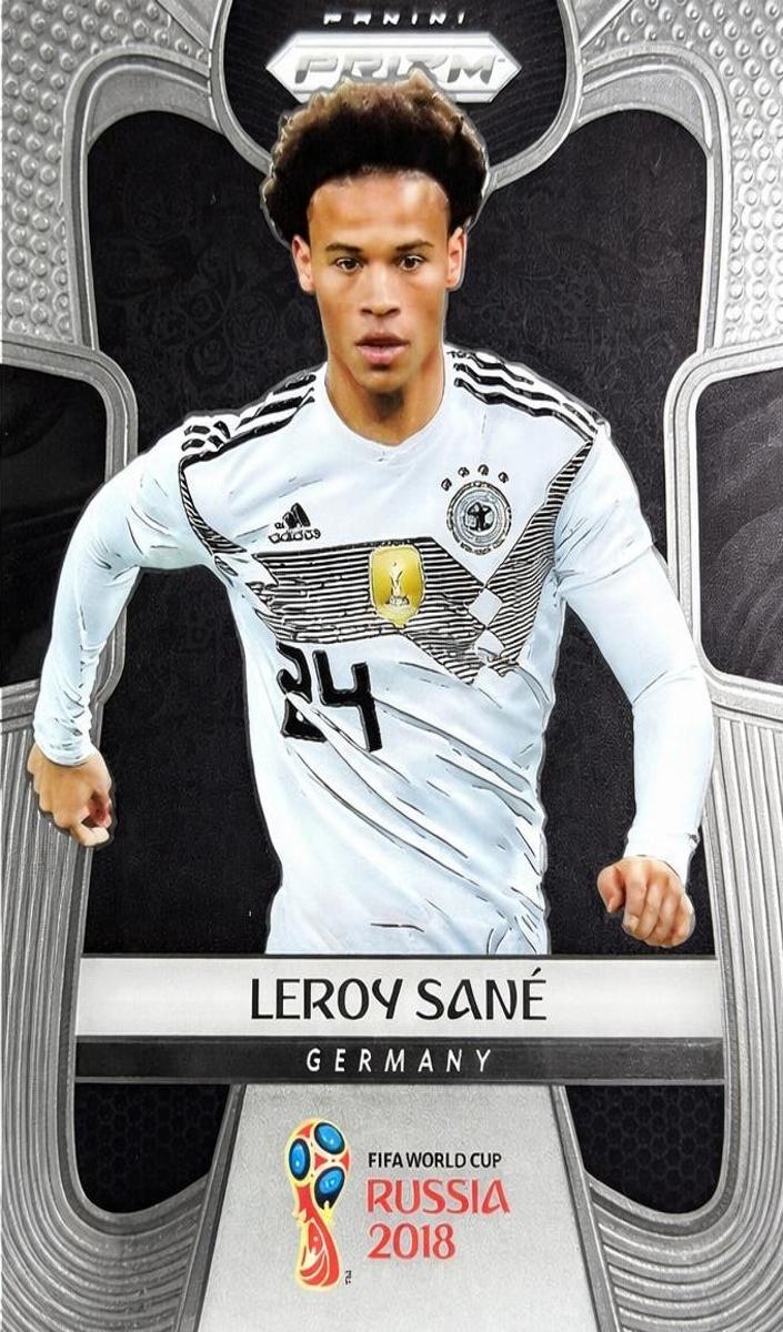 2018 Panini Prizm World Cup Soccer Leroy Sane #93 PSA 9