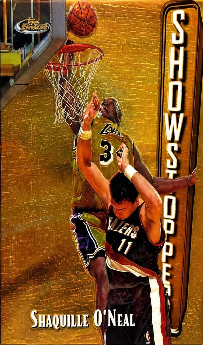 1997 Topps Finest Basketball Shaquille O'Neal #309