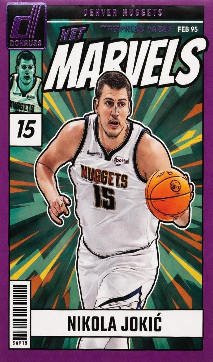 2024 Panini Donruss Basketball Press Proof Purple Nikola Jokic #2