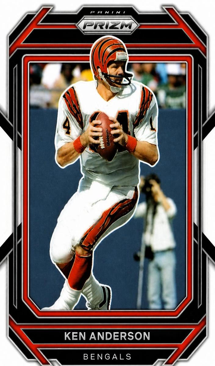 2022 Panini Prizm Football Silver Ken Anderson #64