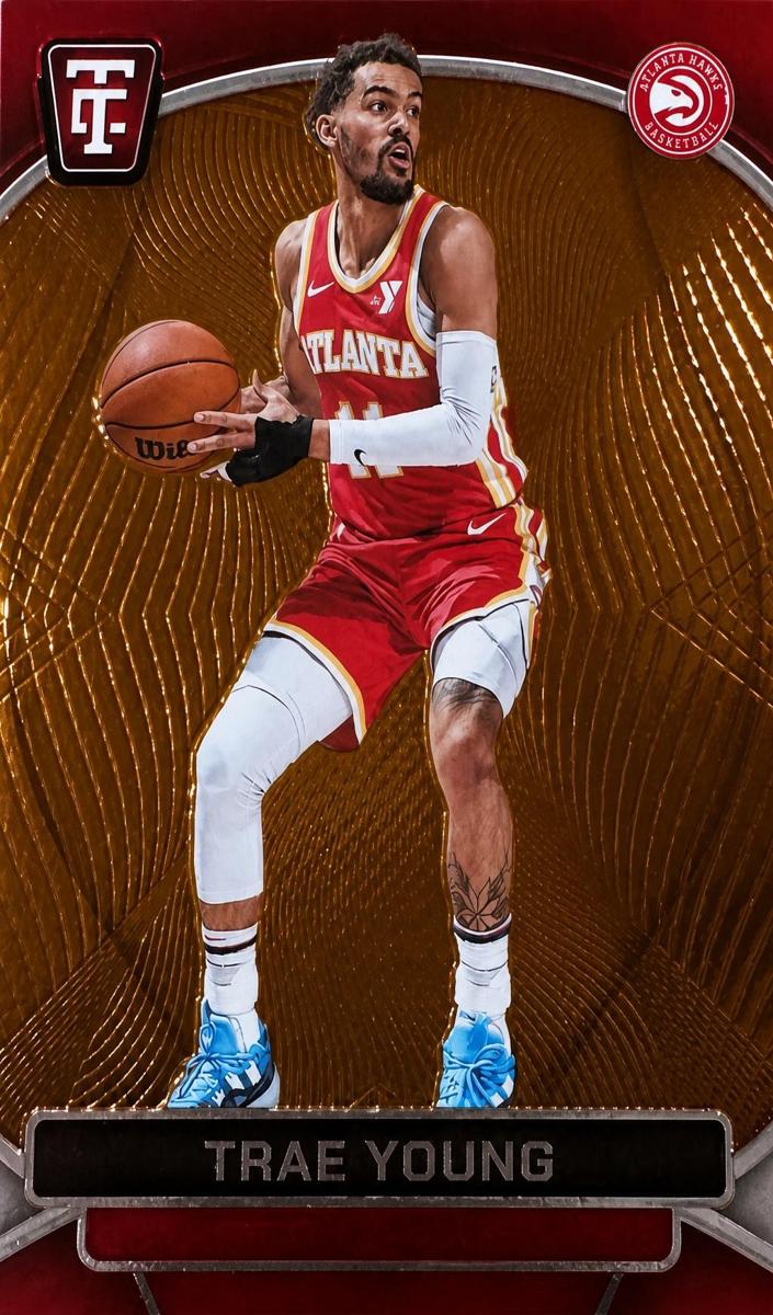 2024 Panini Totally Certified Basketball Mirror Bronze Trae Young #77