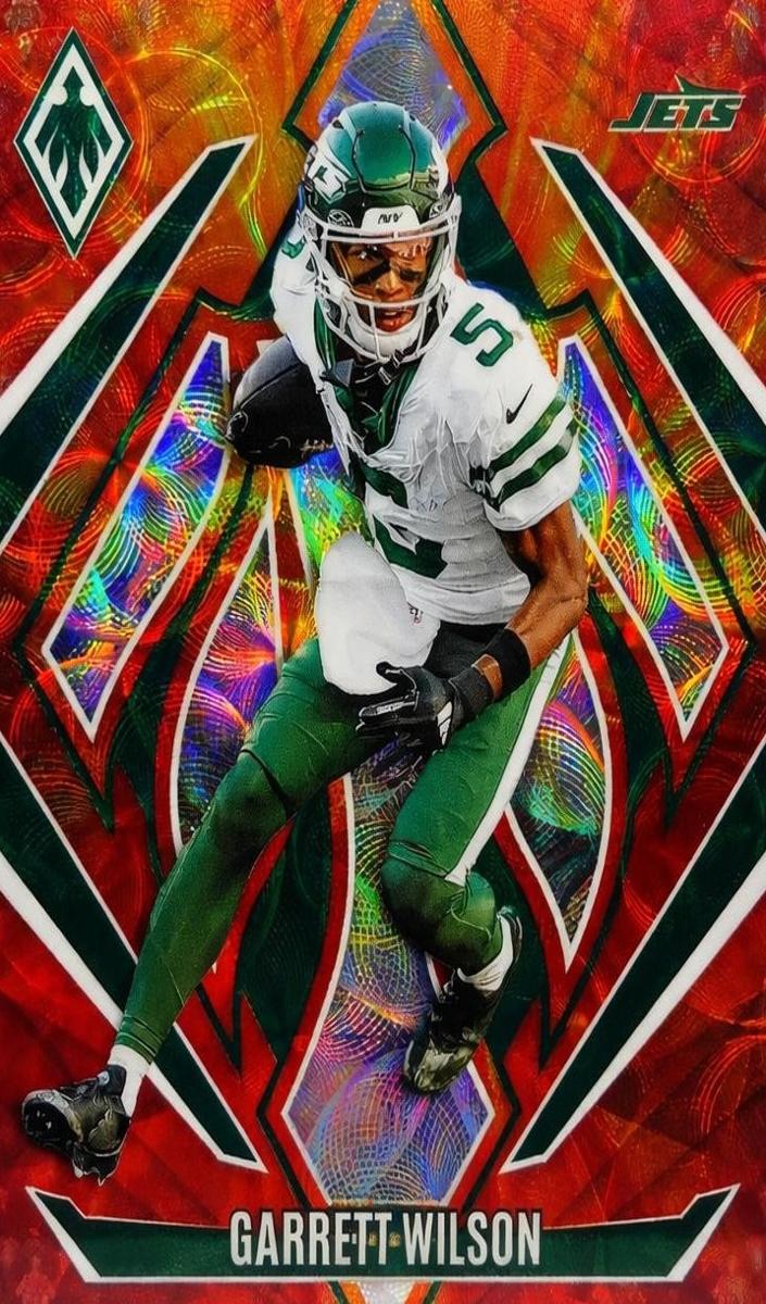 2024 Panini Phoenix Football FireBurst Garrett Wilson #59 PSA 9