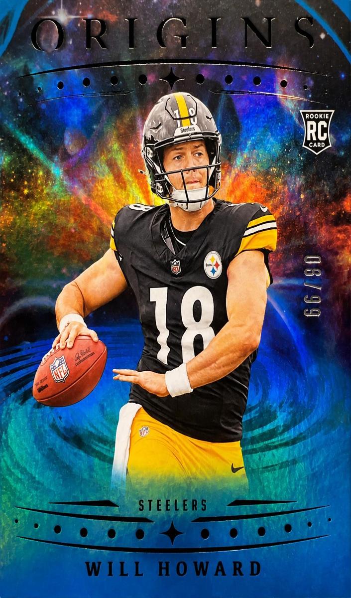 2025 Panini Origins Football Blue Will Howard #120