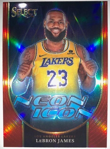 2024 Panini Select Basketball Red LeBron James #7
