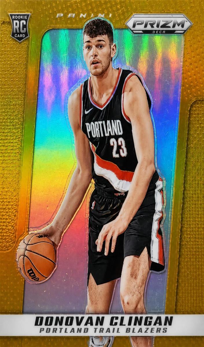 2024 Panini Prizm Deca Basketball Gold Donovan Clingan #60 BGS 8.5