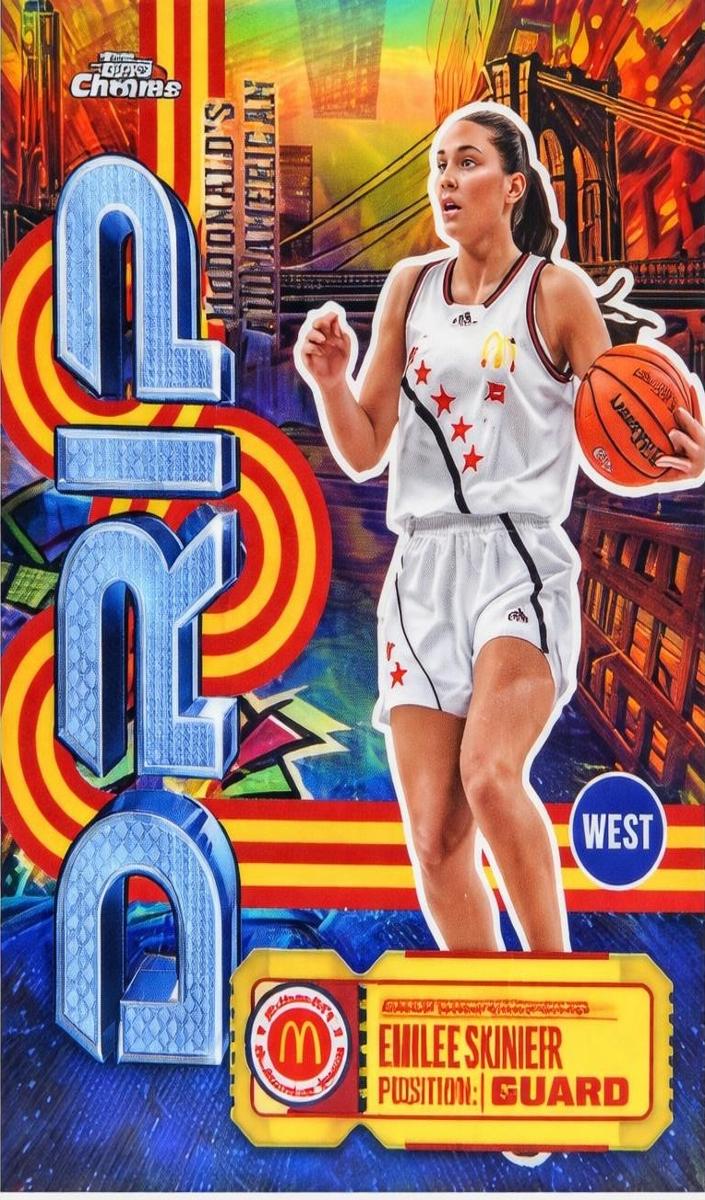 2025 Topps Chrome McDonald's All American Basketball Emilee Skinner #AA-9