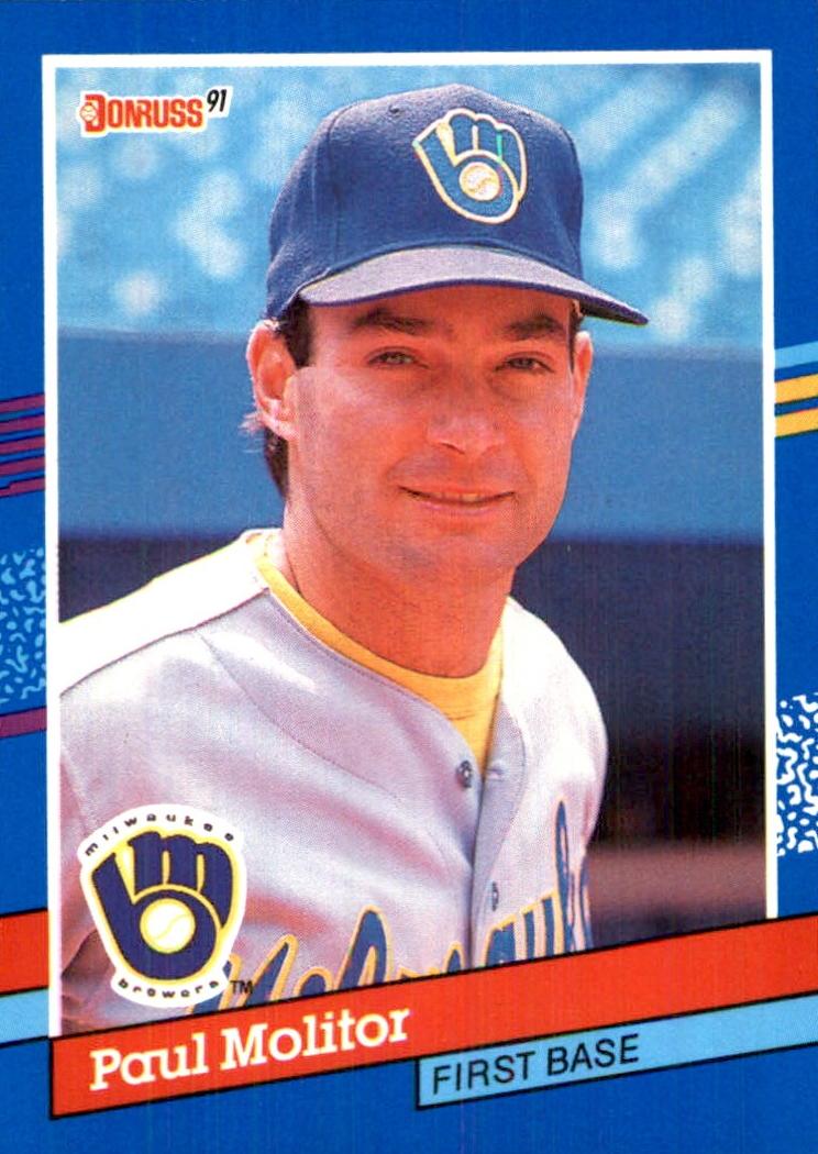 1991 Donruss Baseball Paul Molitor #85