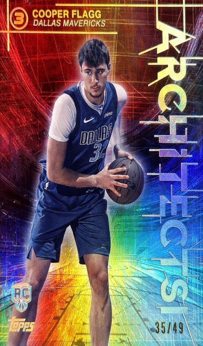 2025 Topps Three Basketball Cooper Flagg #AR-1