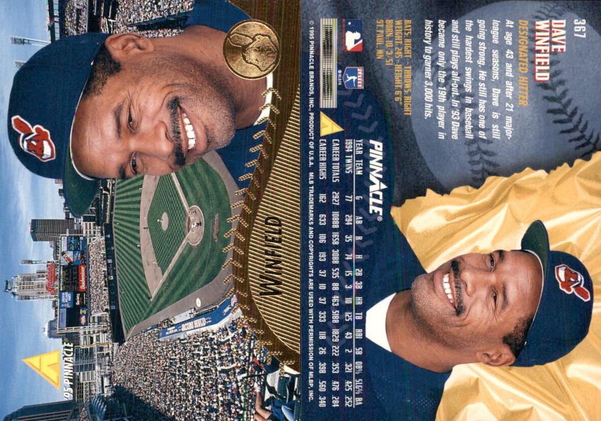 1995 Pinnacle Baseball Dave Winfield #367