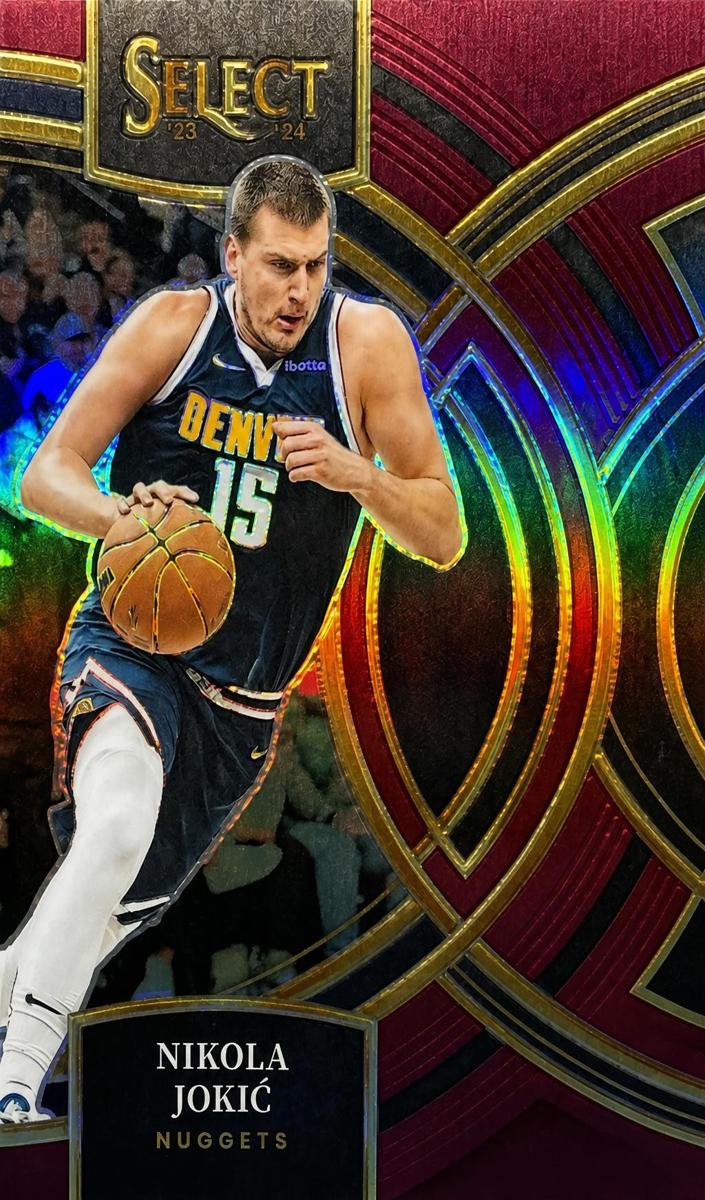 2023 Panini Select Basketball Die-Cut Maroon Nikola Jokic #169 PSA 10