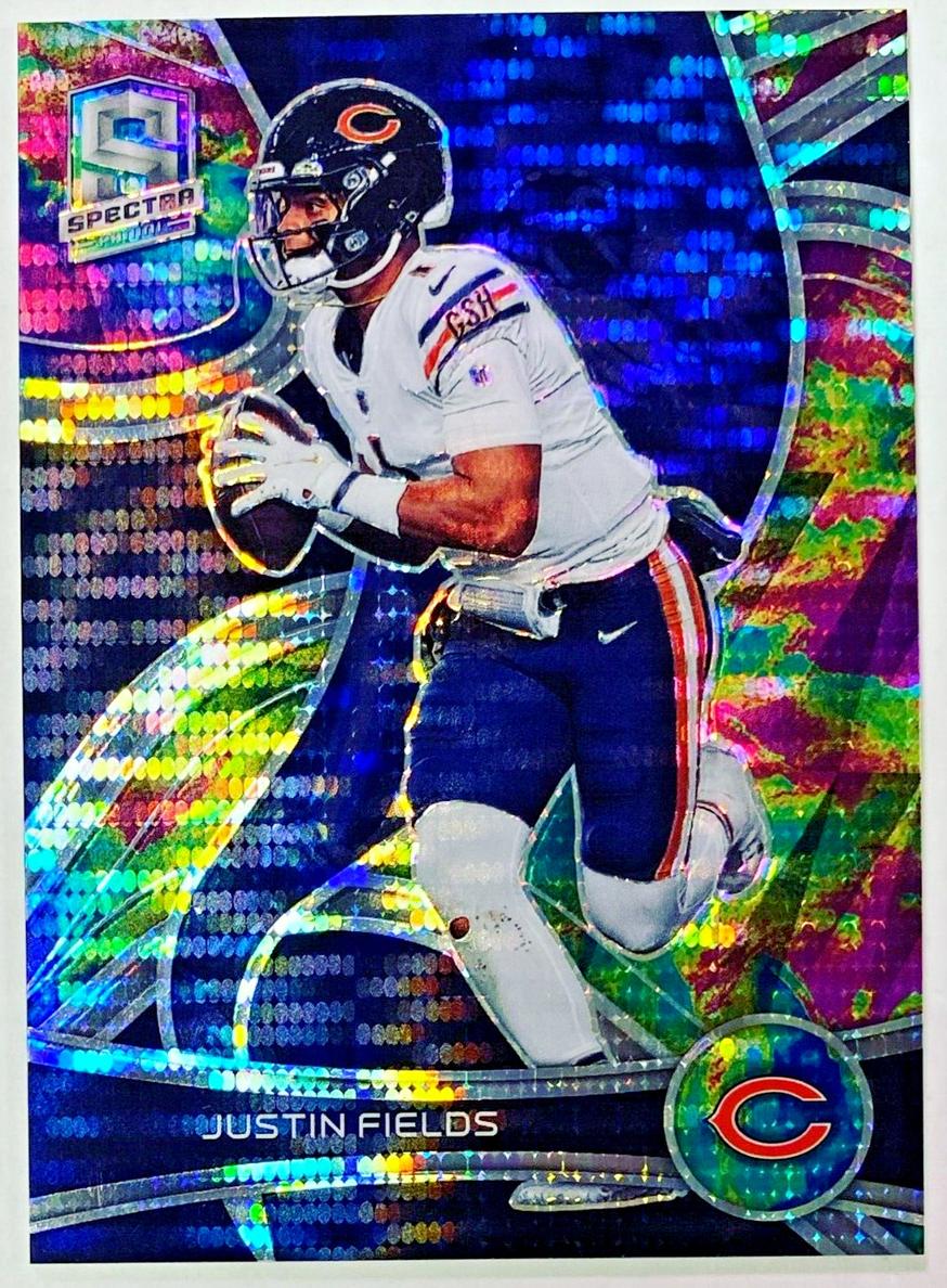 2022 Panini Spectra Football Celestial Justin Fields #19 PSA 9