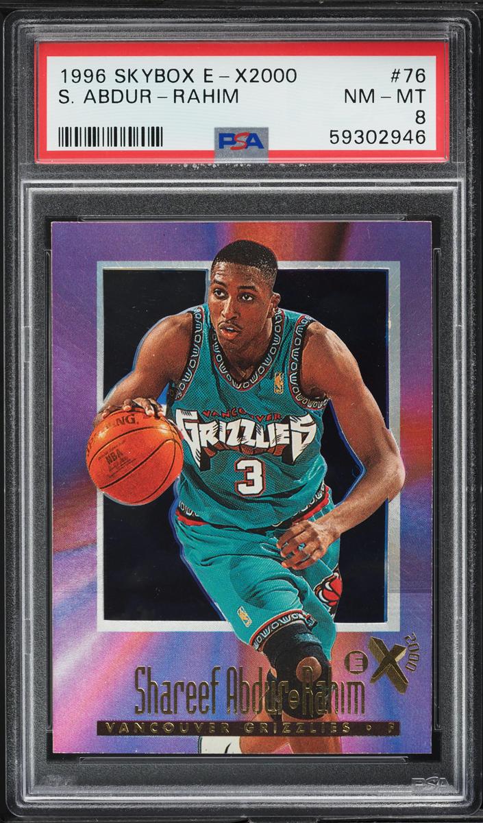 1996 Skybox E-X2000 Basketball Shareef Abdur-Rahim #76 PSA 9