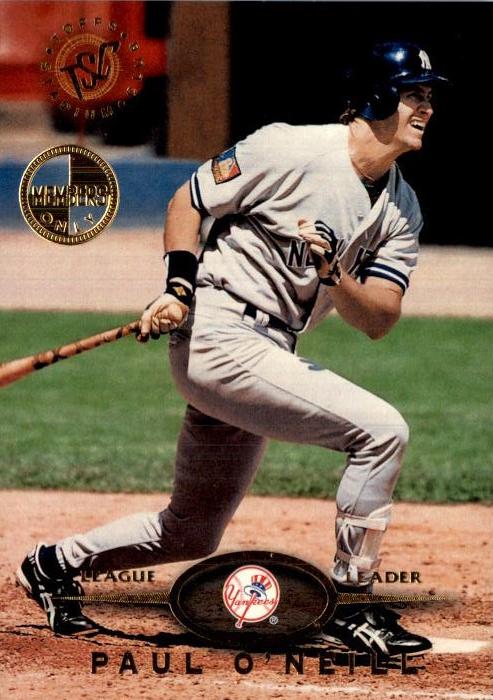 1995 Topps Stadium Club Baseball Members Only Paul O'Neill #124