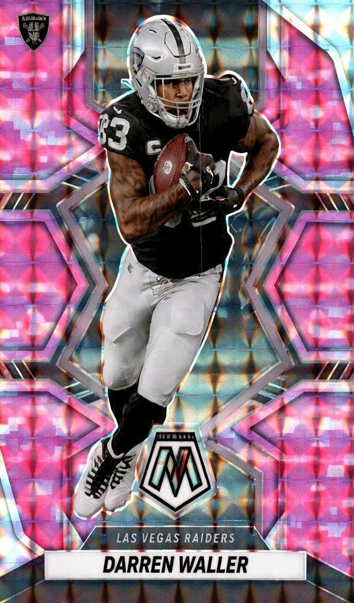 2022 Panini Mosaic Football Camo Pink Darren Waller #117