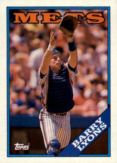 1988 Topps Baseball Barry Lyons #633 PSA 9