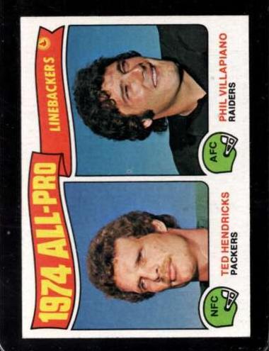 1975 Topps Football Ted Hendricks #217 PSA 9