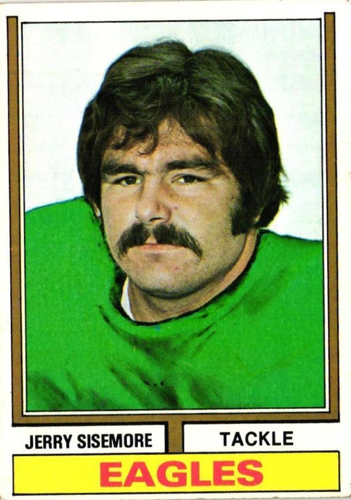1974 Topps Football Jerry Sisemore #164